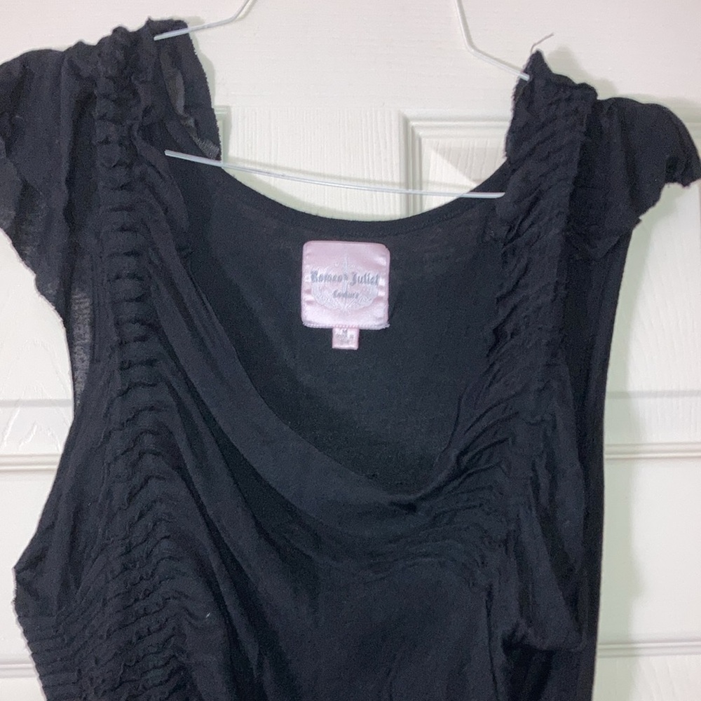 Sz M-Romeo & Juliet Couture-Black, Mini-sleeveless, lined, party dress